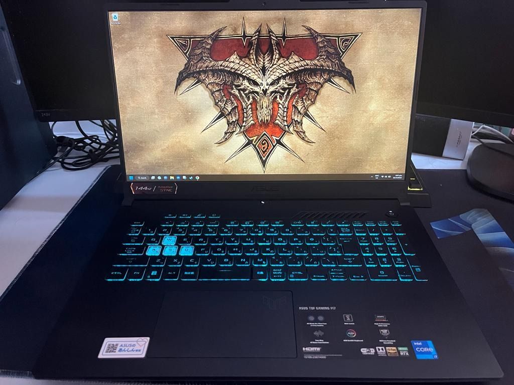 Gaming Laptop] ASUS TUF Gaming F17 17.3 FX707ZR-I7R3070, 電腦