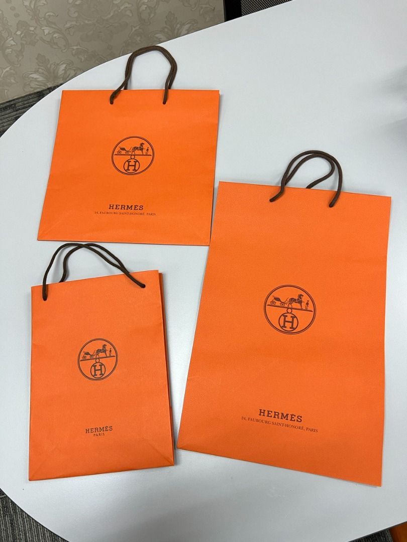Hermes, Bags, Authentic Hermes Paper Bag 1x 12x 4