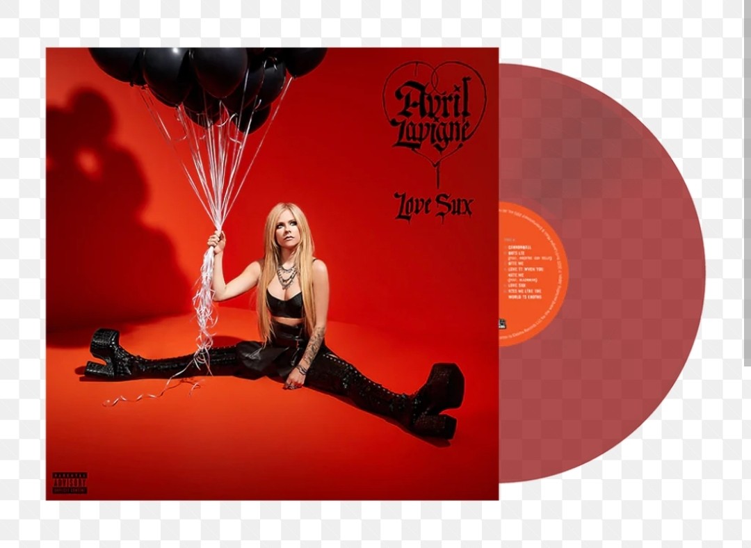 Avril Lavigne - Love Sux (Translucent Red LP), 興趣及遊戲, 音樂