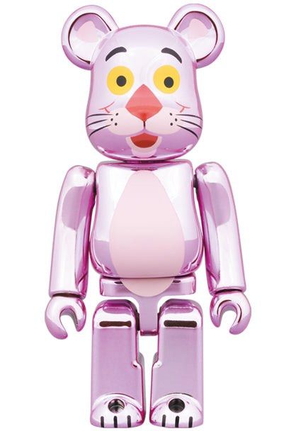 Bearbrick Pink Panther Chrome 1000% 傻豹, 興趣及遊戲, 玩具& 遊戲類