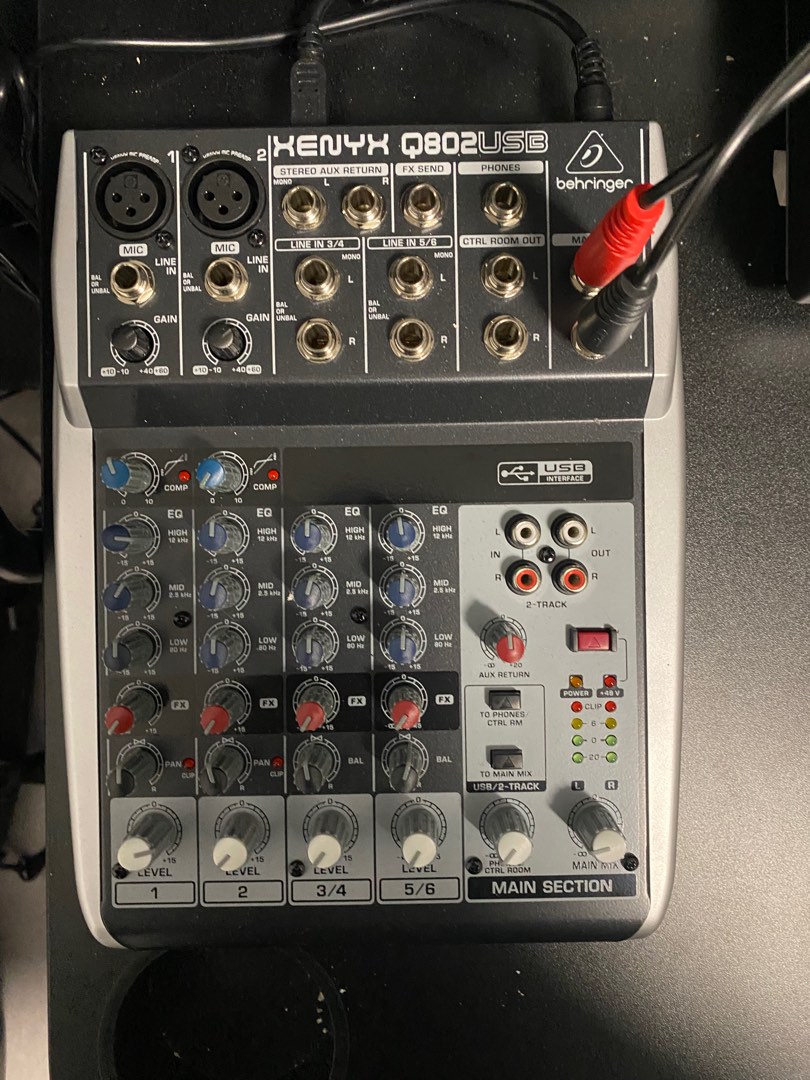 Behringer Q802USB Xenyx 8Channel Mixer w/ USB,, Audio, Other Audio