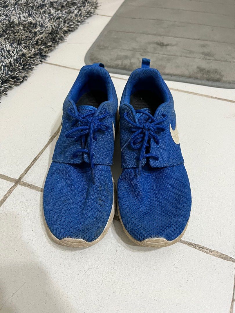 Blue Nike Roshe Runs, Men's Fashion, Footwear, Sneakers on Carousell