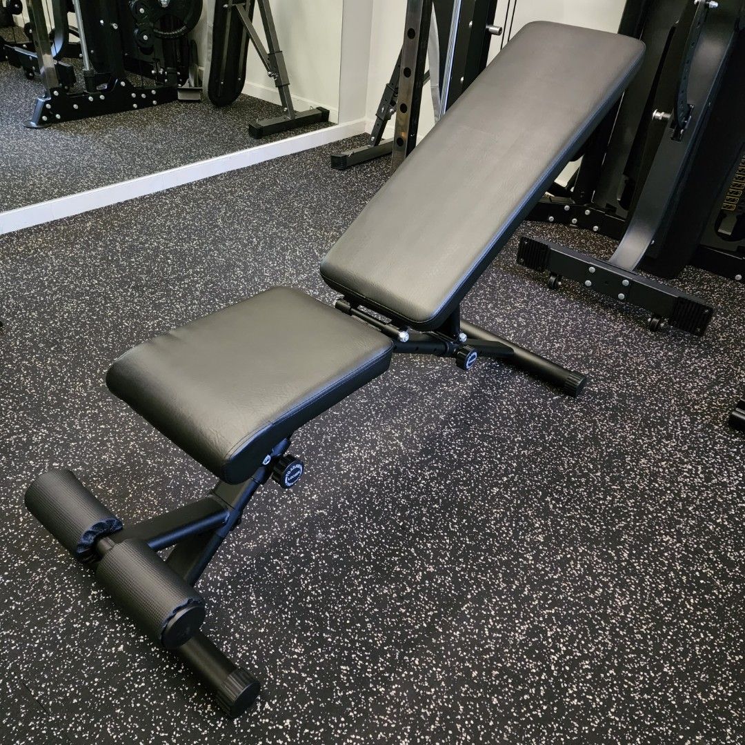 BNIB INSTOCK Adjustable Folding Black FID Bench Best Deals For Home Gym Equipment Bench Weight Plates Barbell Dumbbell Mats Pull Up Dips Tower Squat