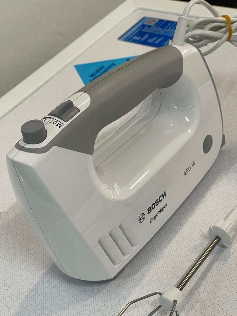 BOSCH MFQ36400 ERGOMIX HAND MIXER GREY (450W) Condition 8/10 20, TV