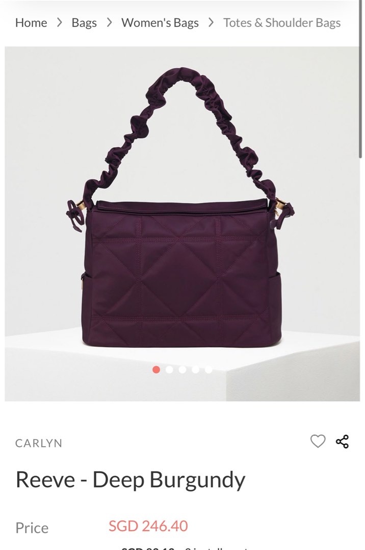 Brand New Carlyn Bag From Korea, Women's Fashion, Bags & Wallets