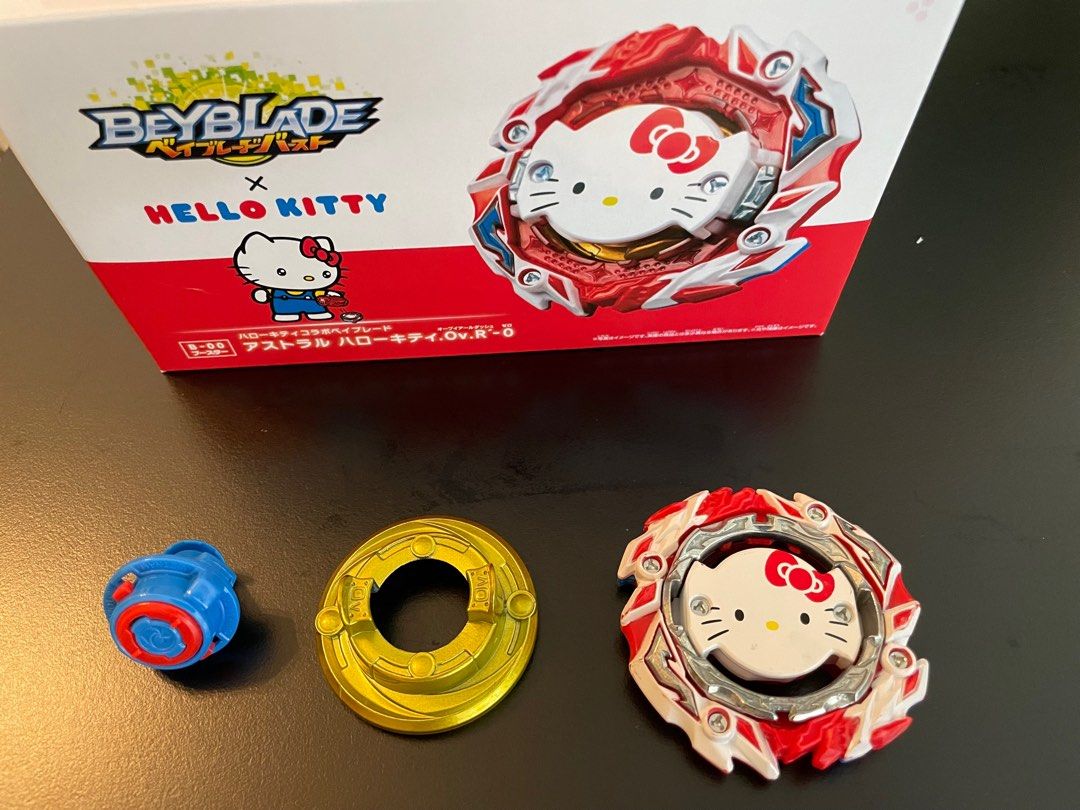 Brand new limited edition Hello Kitty Beyblade from Japan, Hobbies