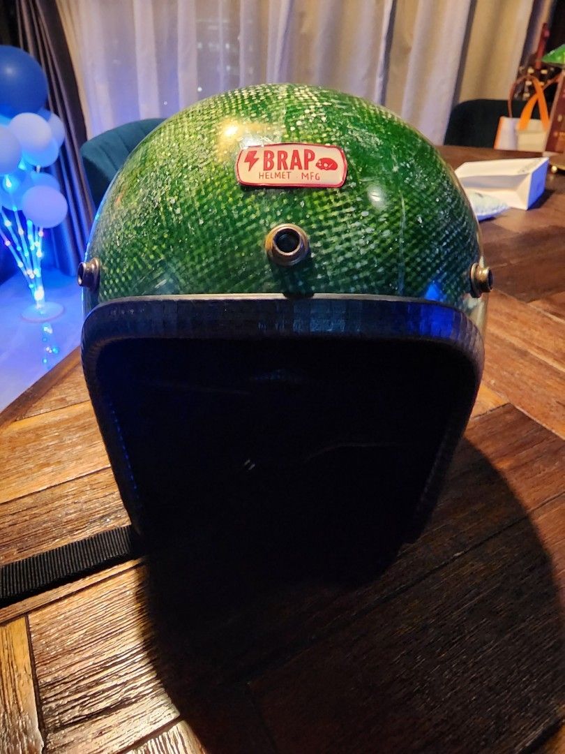 brap helmet, Motorcycles, Motorcycle Apparel on Carousell
