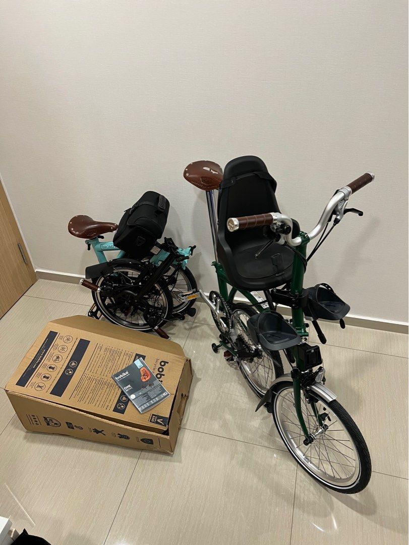 Brompton Bobike Child Seat (used once only), Sports Equipment, Bicycles