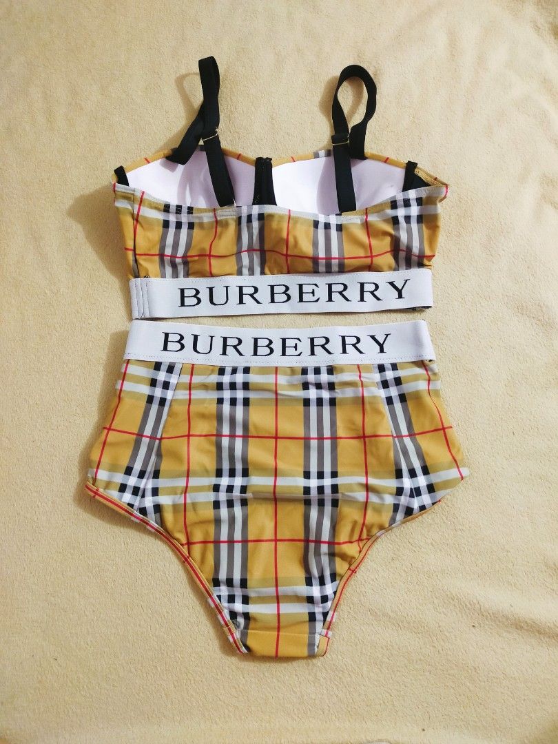 BURBERRY Underwired Highwaisted Two Piece Swimsuit Women s