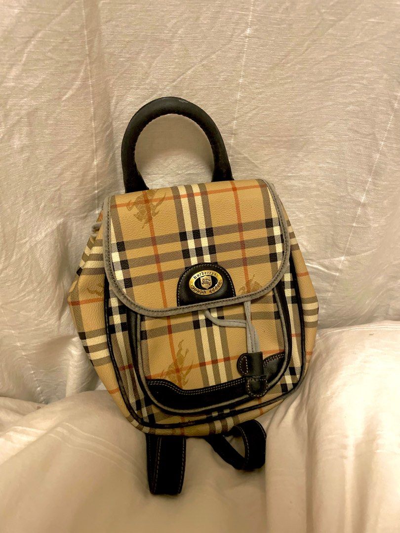Burberry vintage drawstring top bag