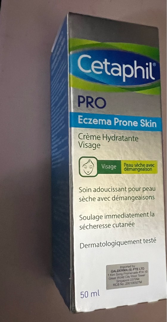 CETAPHIL Pro Eczema Prone Skin Face Moisturising Cream 50ml, Beauty
