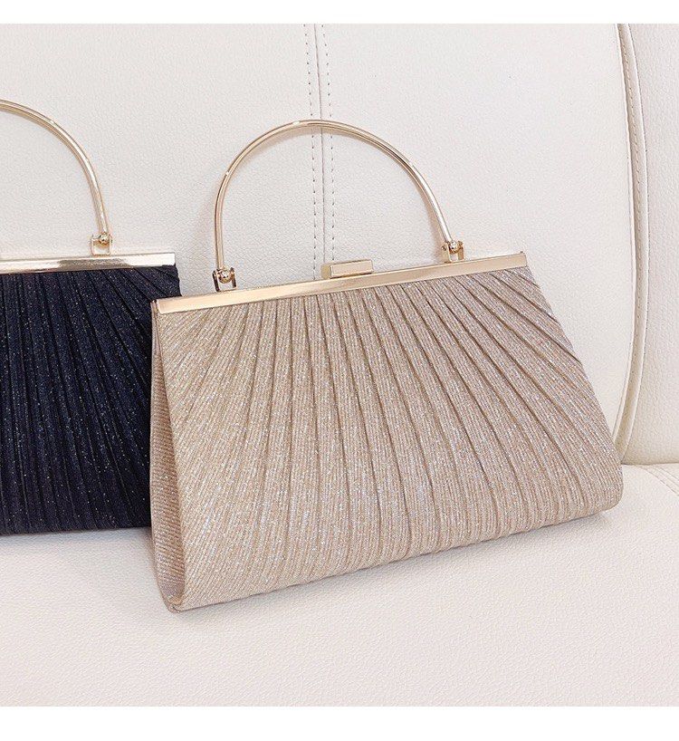 Champagne gold shop clutch purse