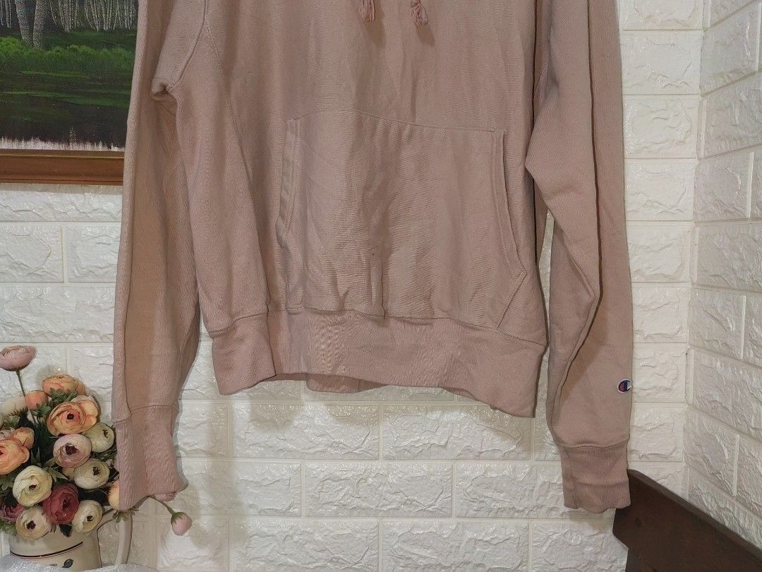 Salmon pink champion outlet hoodie