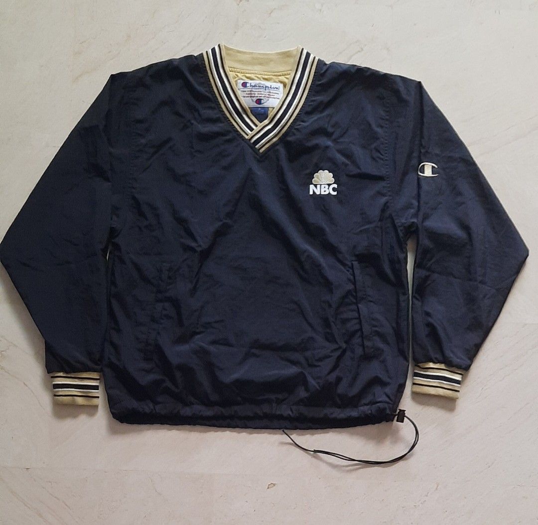 Champion v sales neck windbreaker