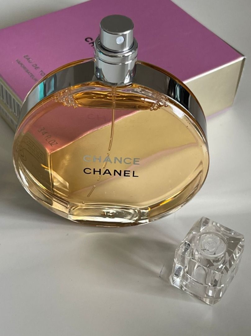 CHANEL CHANCE EDT 100ML YELLOW Beauty Personal Care Fragrance Deodorants on Carousell