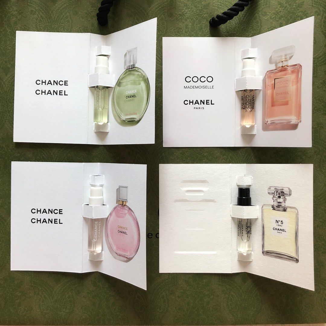 chanel fragrance sample set