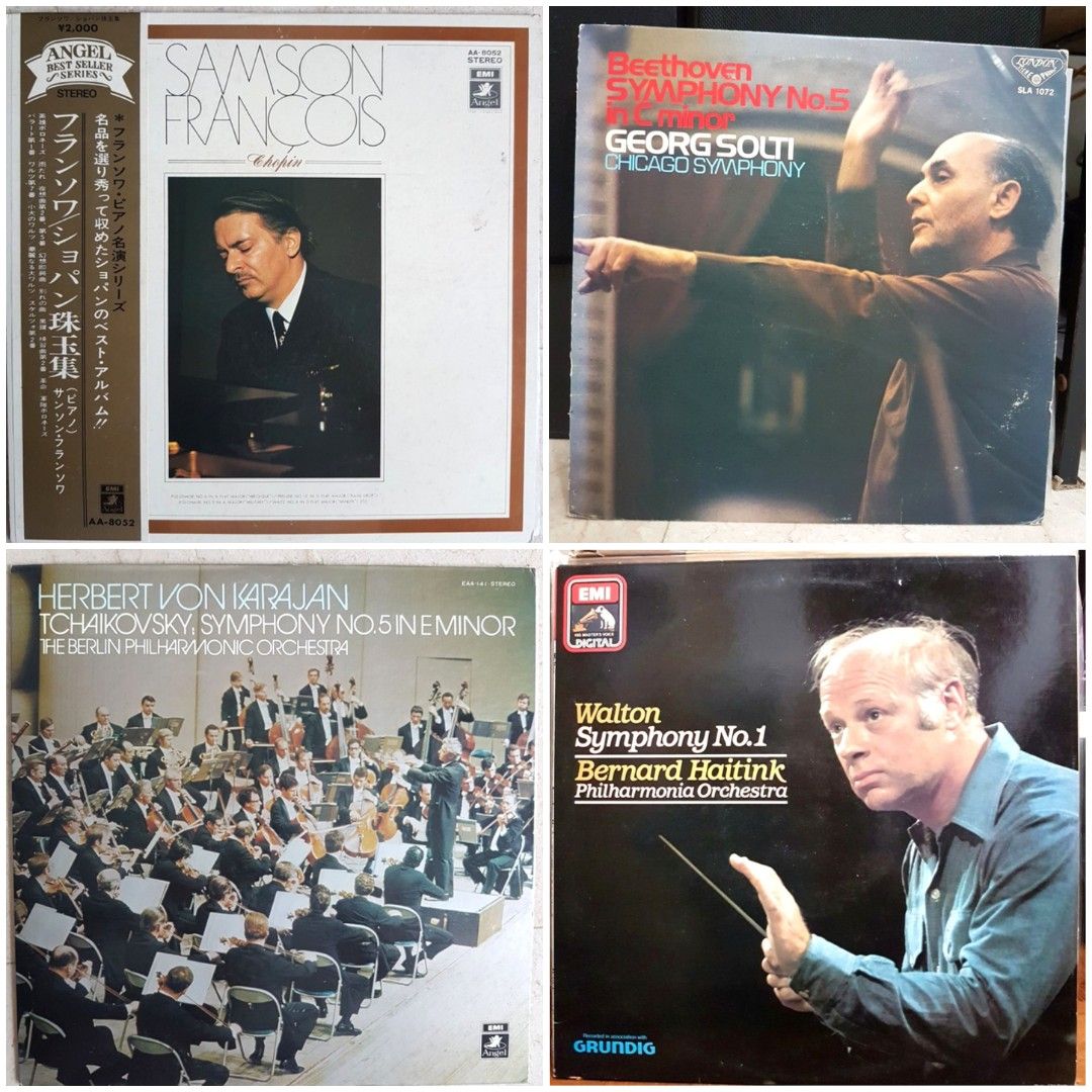 Classical vinyl lp records Beethoven, Chopin, Tchaikovsky, Karajan