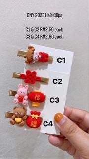 CNY 2023 Hair Clips
