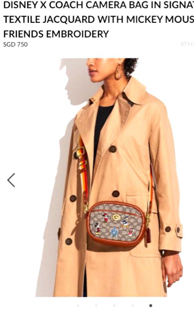 Disney x coach camera bag discount
