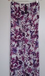 COTTON ON purple Strapless Jumpsuit size Large