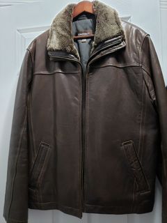 Danier leather  brand jacket  L size for Man