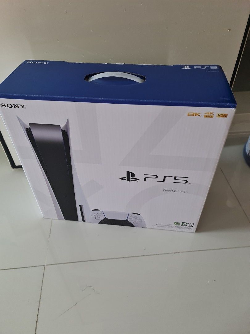 Empty box of Sony PS5 PlayStation 5, Video Gaming, Video Game Consoles, PlayStation on Carousell