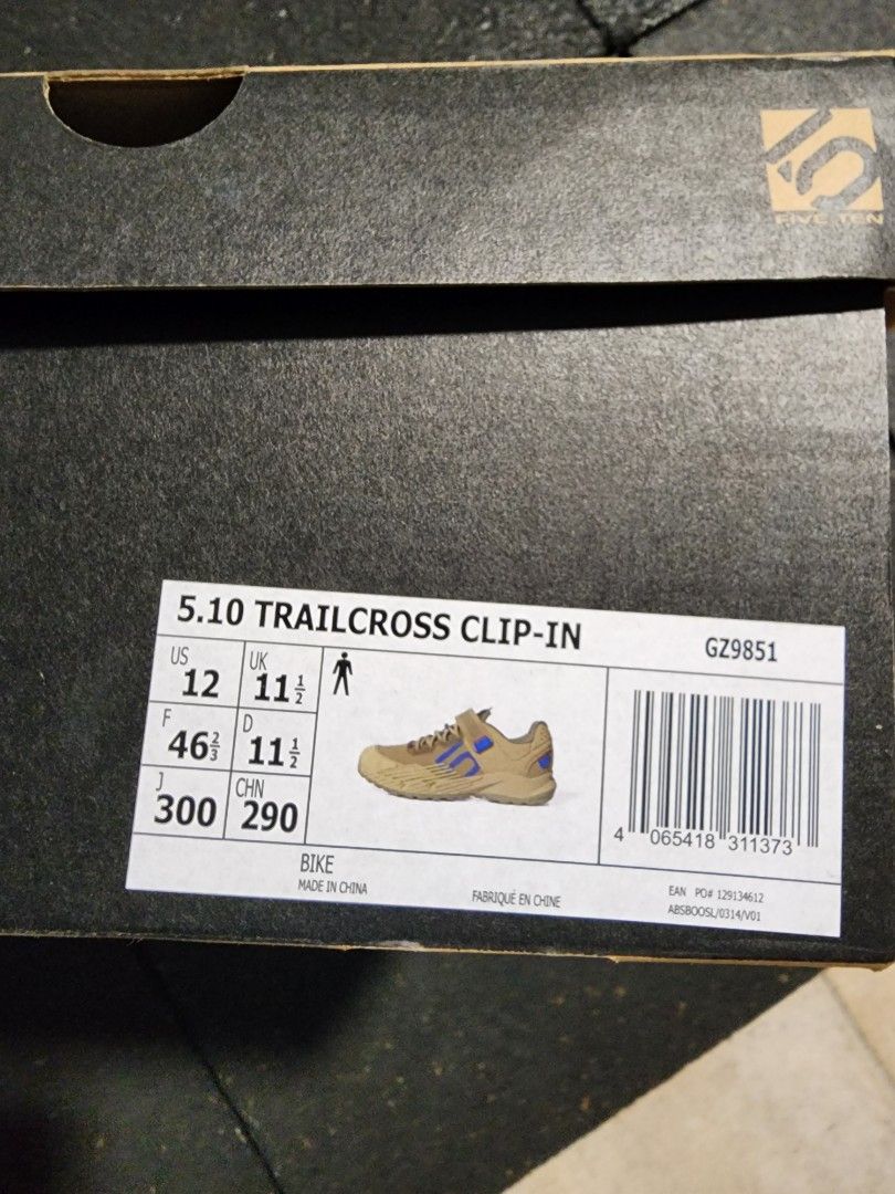 Five Ten Trailcross SPD, Sports Equipment, Bicycles u0026 Parts, Parts u0026  Accessories on Carousell