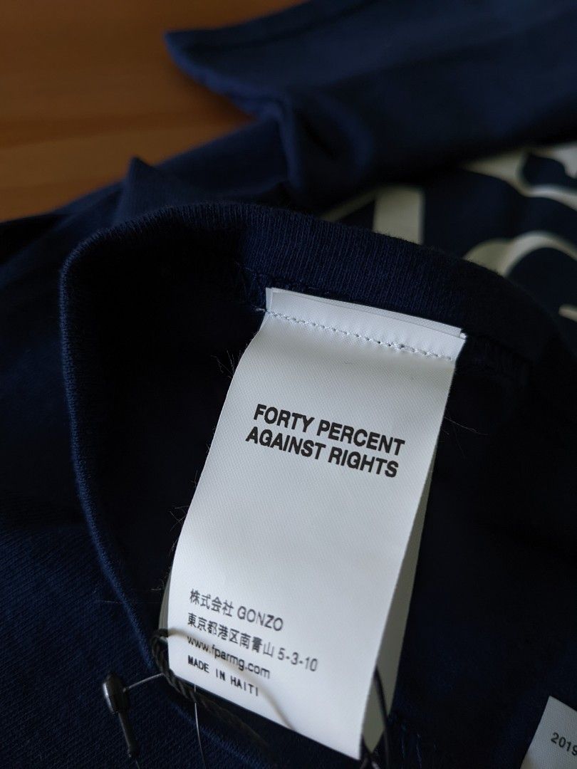 2022新発 22ss FORTY 新品 XL RIGHTS AGAINST PERCENT Tシャツ/カットソー(半袖/袖なし) -  dynatech.com