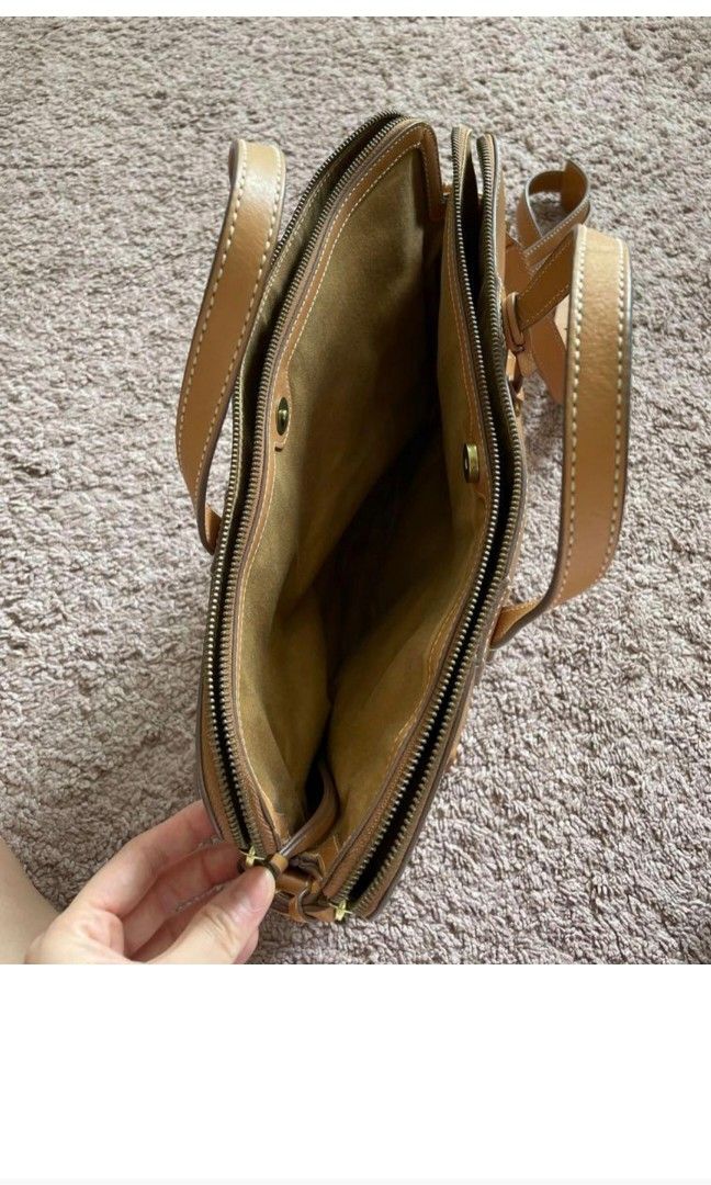 Fossil Emma Laptop Bag, Women's Fashion, Bags & Wallets, Shoulder Bags