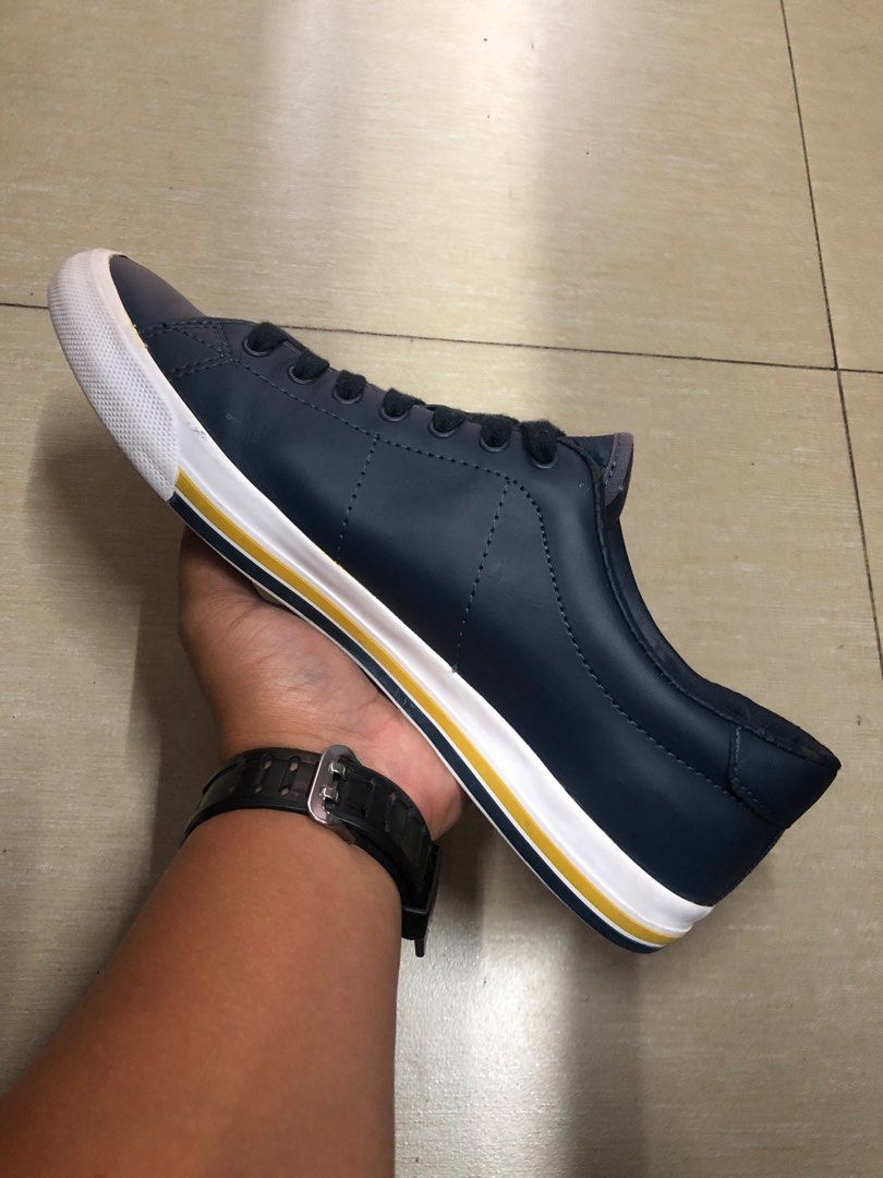 Fred Perry Underspin Leather Casual Mens Sneakers 28 cm