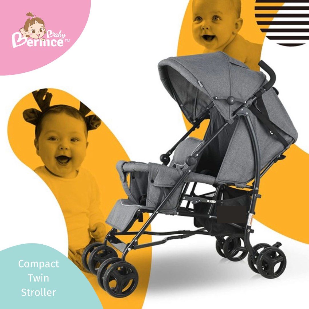 FREE DELIVERY TWIN STROLLER DOUBLE SEAT PRAM