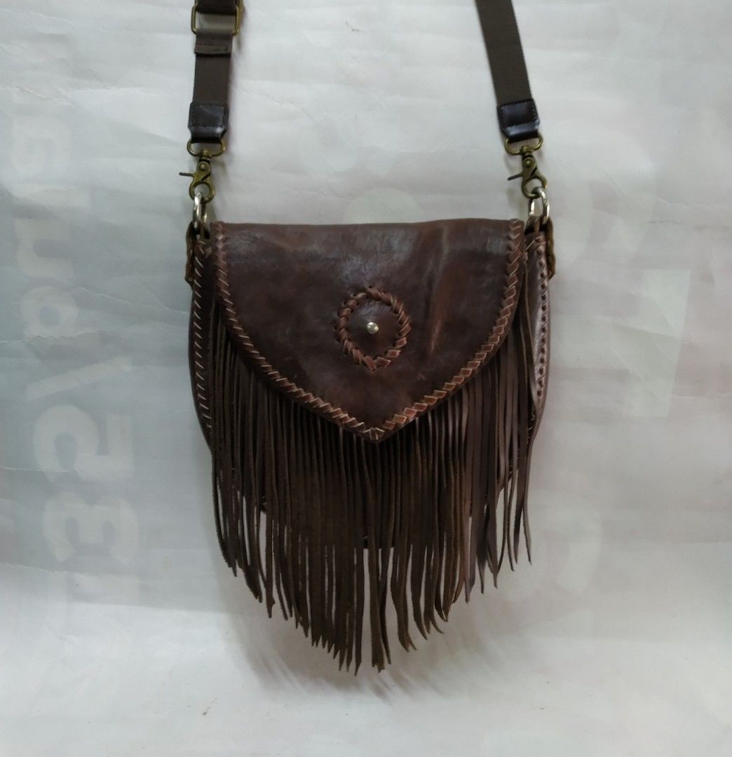 Fringe sling bag hotsell