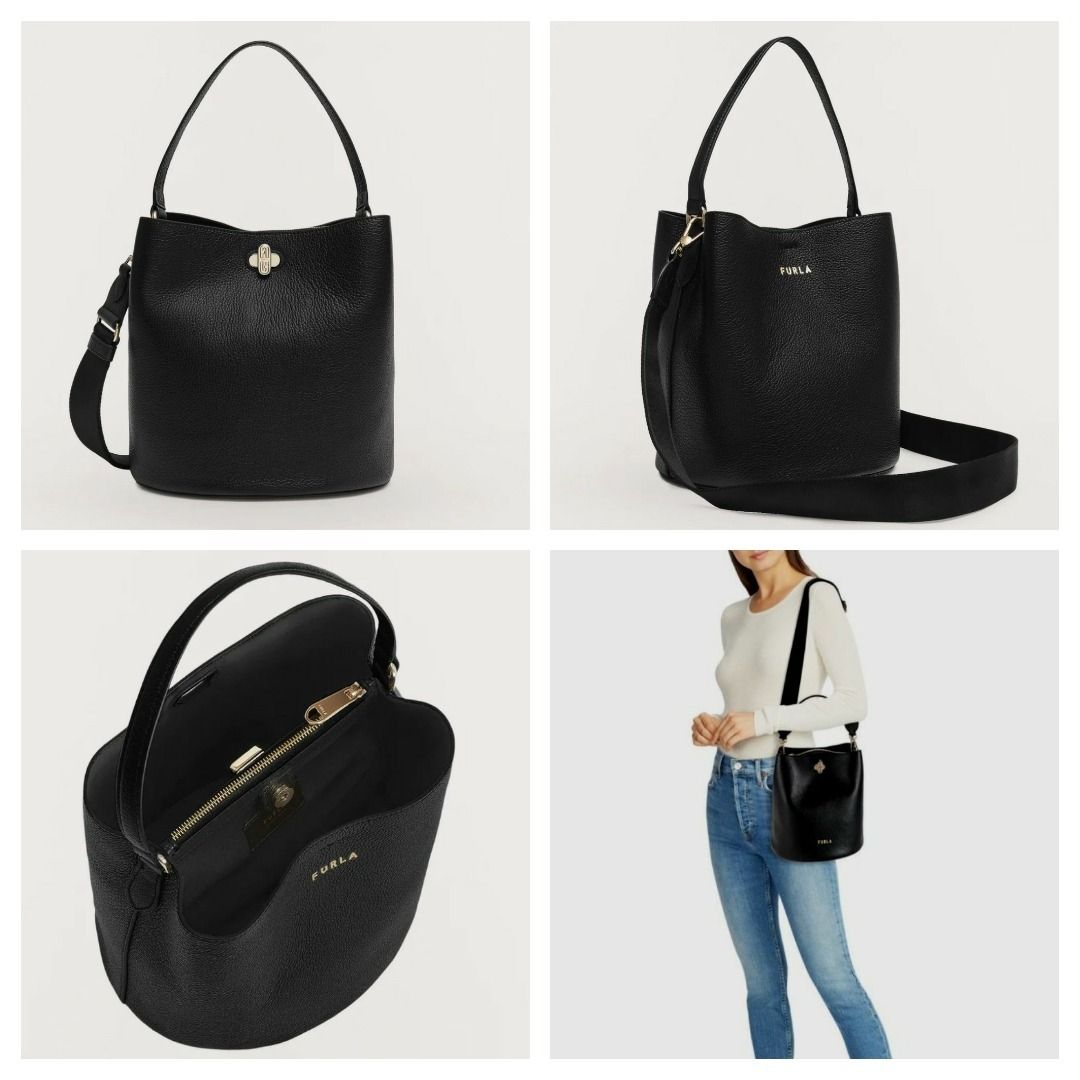 Danae Bag Leather Bucket Bag