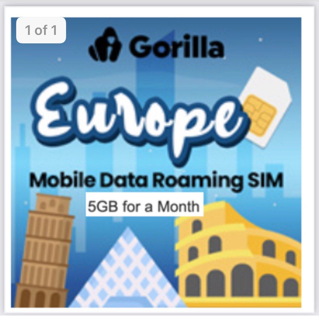 UK & Europe SIM Card - 30GB Data In UK | 12GB In Europe - Foto 10