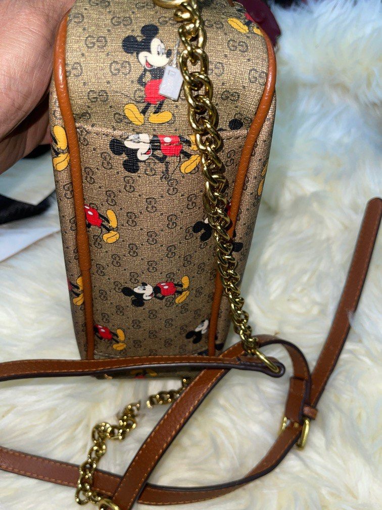 Gucci & Mickey Mouse Sling Bag BB 22, Women's Fashion, Bags