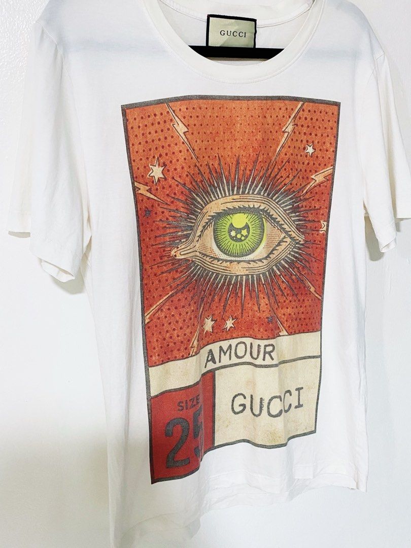 ⚜️Gucci Amour 25 Shirt, Luxury, Apparel On Carousell