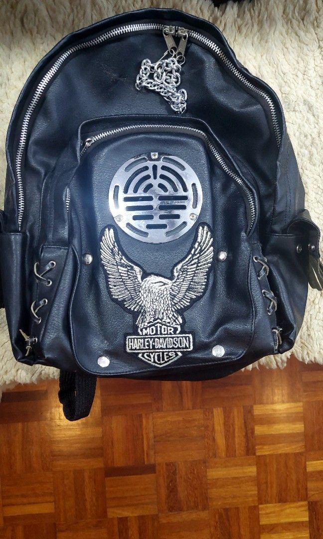 Harley davidson leather backpack new arrivals