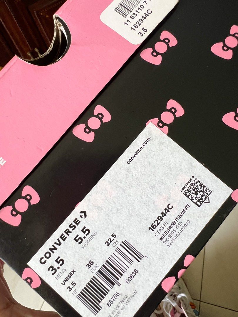 Hello Kitty Converse Women s Fashion Footwear Sneakers on Carousell