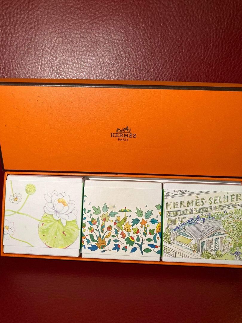 Hermes soap online gift set