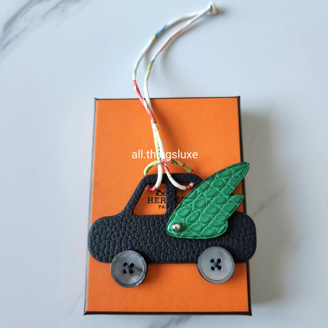 Hermes 2017 Frog and Origami Petit H Bag Charms / Holiday Ornaments – I  MISS YOU VINTAGE