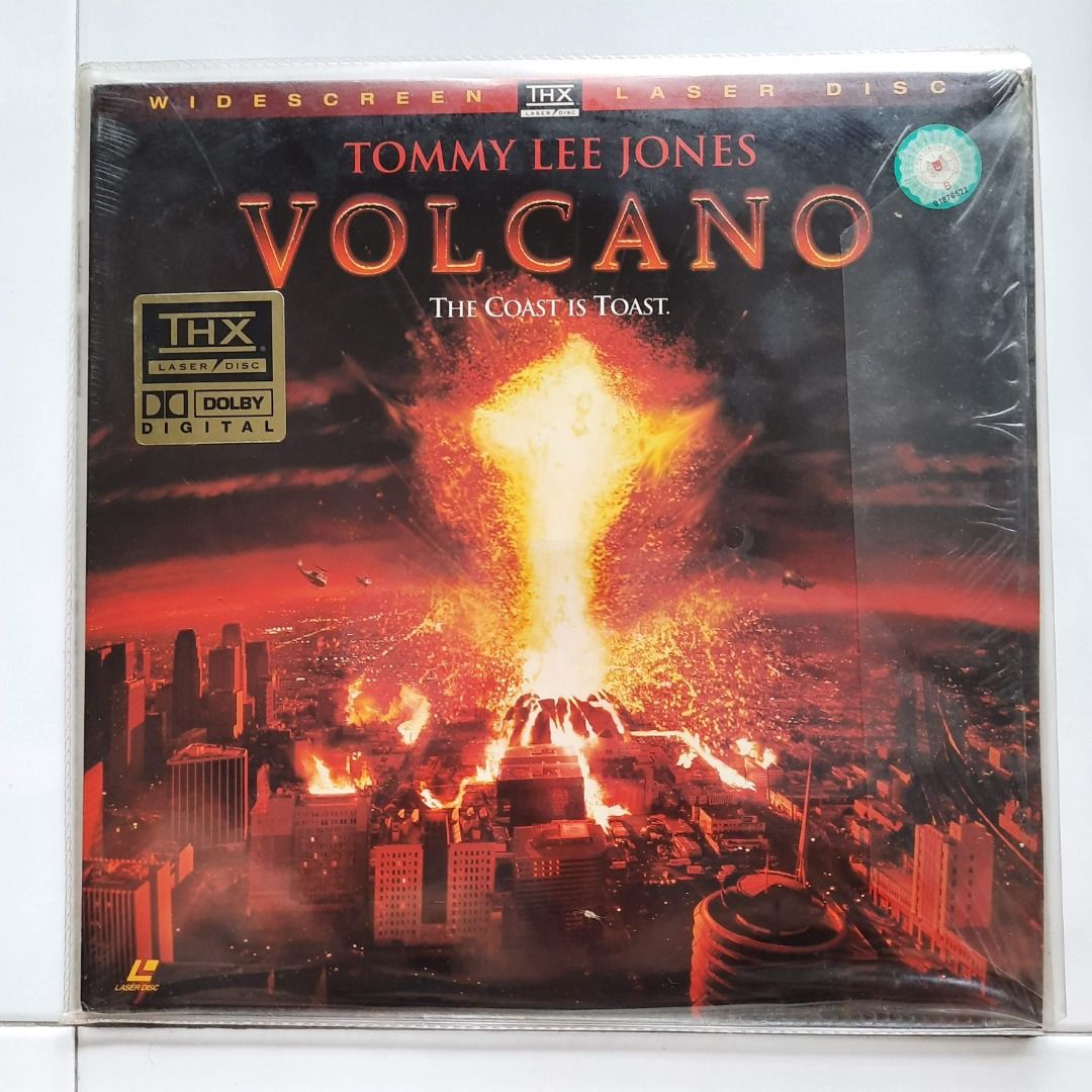 Hollywood Block Buster Video Laser Disc / Volcano by Tommy Lee Jones,  Hobbies & Toys, Music & Media, CDs & DVDs on Carousell