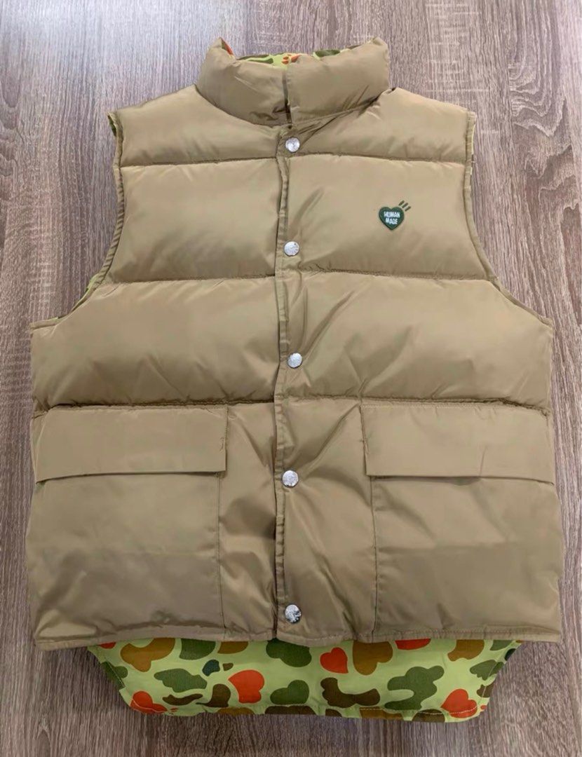 Human made padded vest store