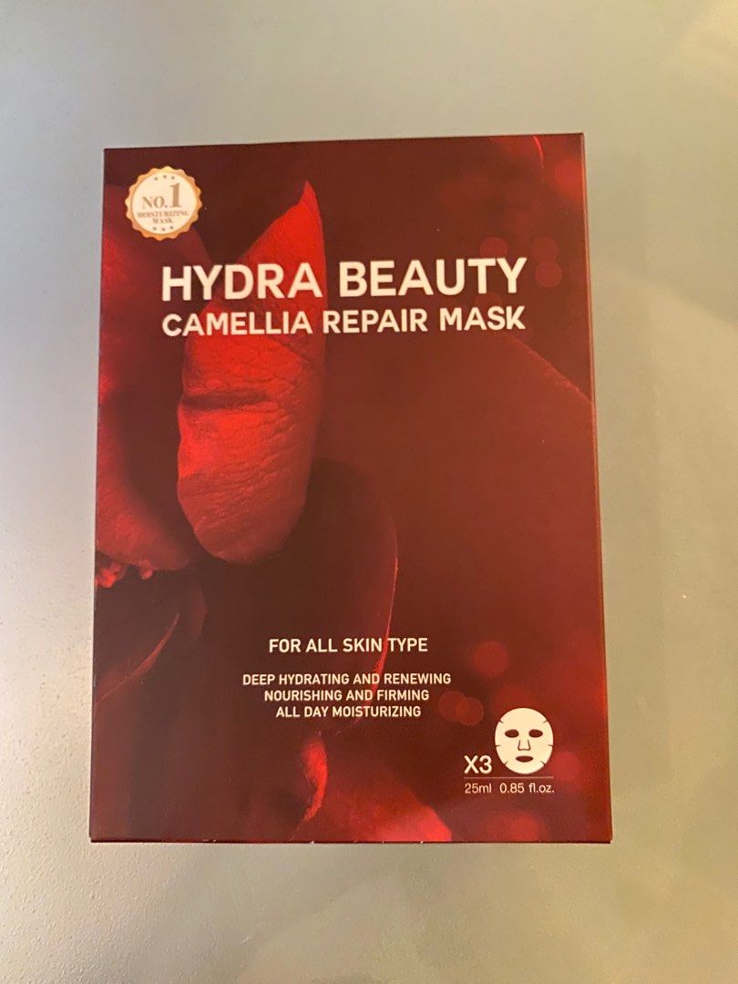 🈹️🎉🎉Hydra Beauty camellia repair mask, 美容＆個人護理, 健康及美容- 皮膚護理, 面部- 面部護理-  Carousell