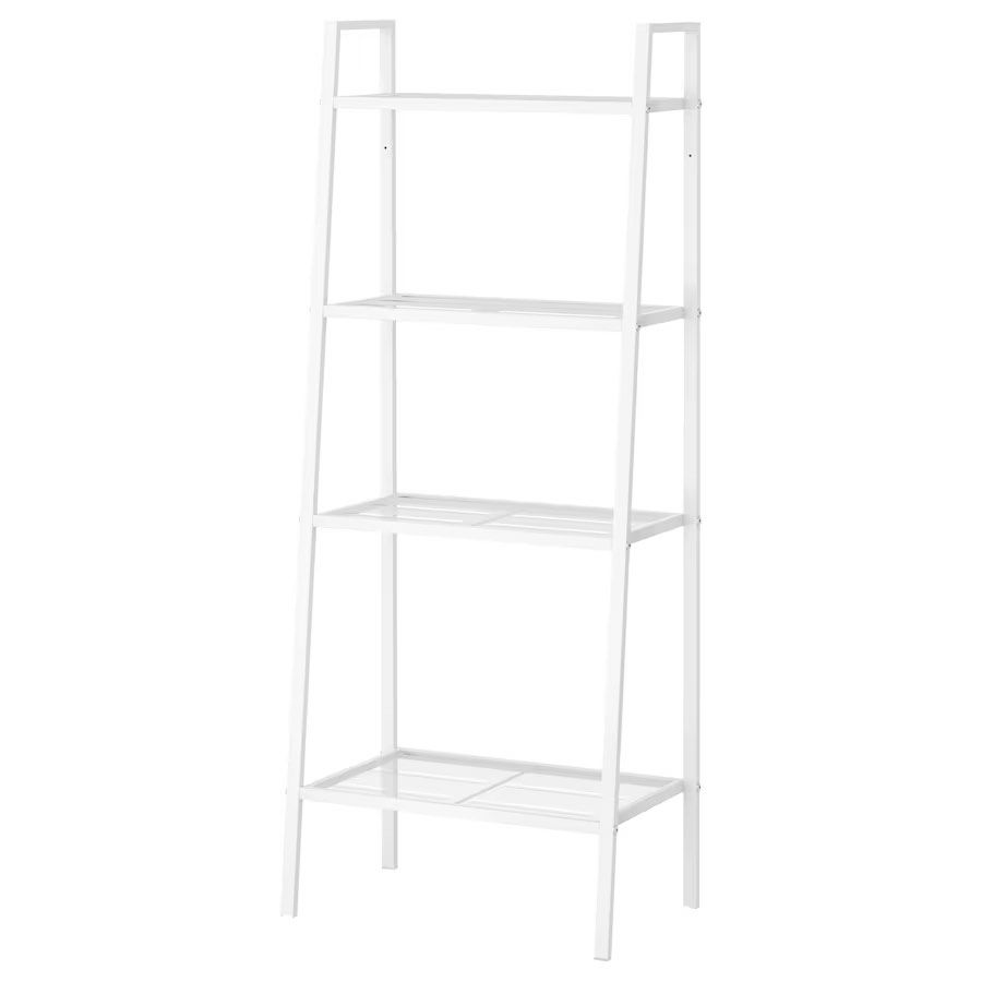 IKEA LERBERG Shelf Unit Racks Rak Lerberg Ikea White 4 Tier Big