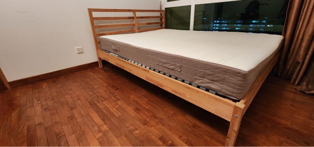 queen size tarva bed without mattress