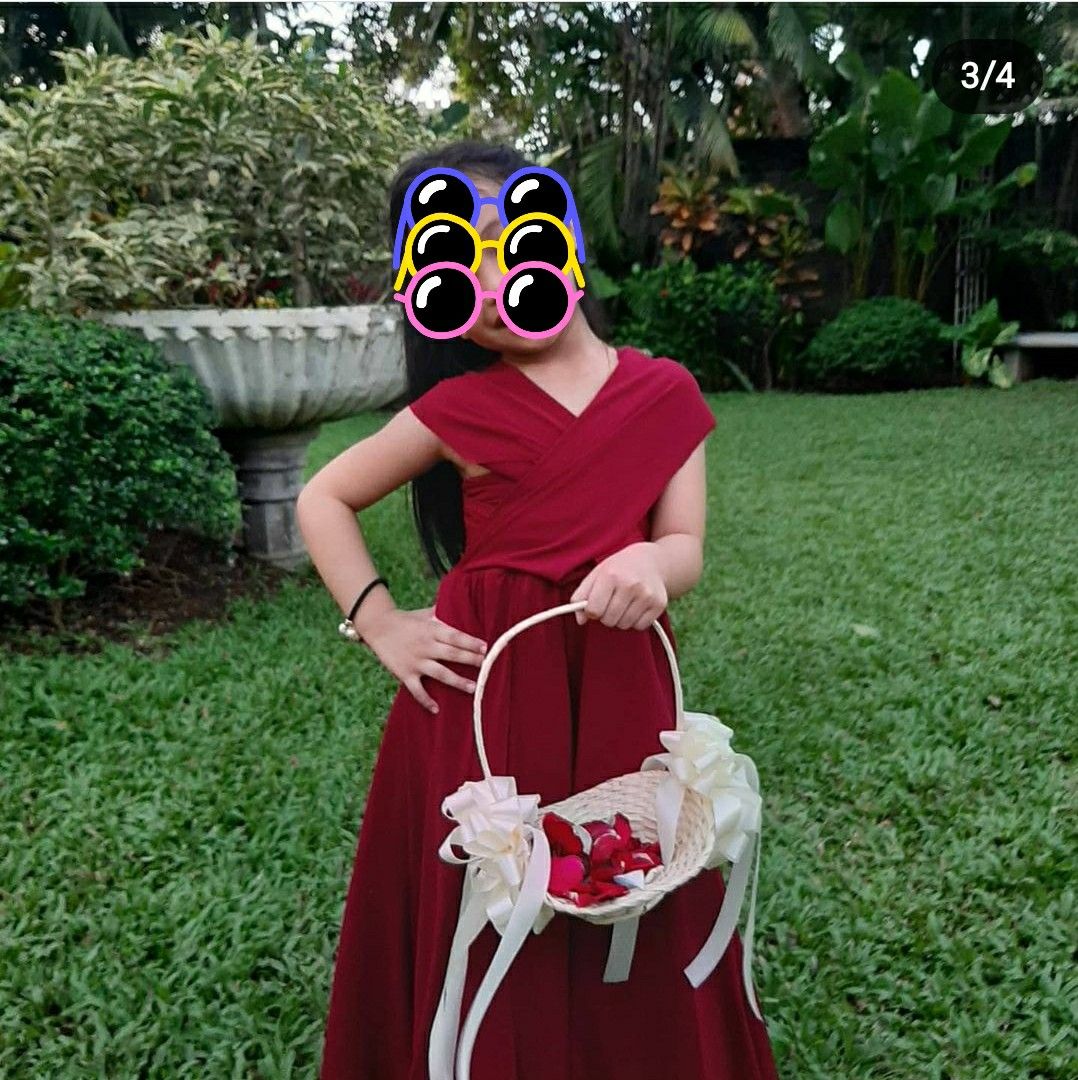 INFINITY DRESS For kids with built in petticoat Babies Kids Babies Kids Fashion on Carousell