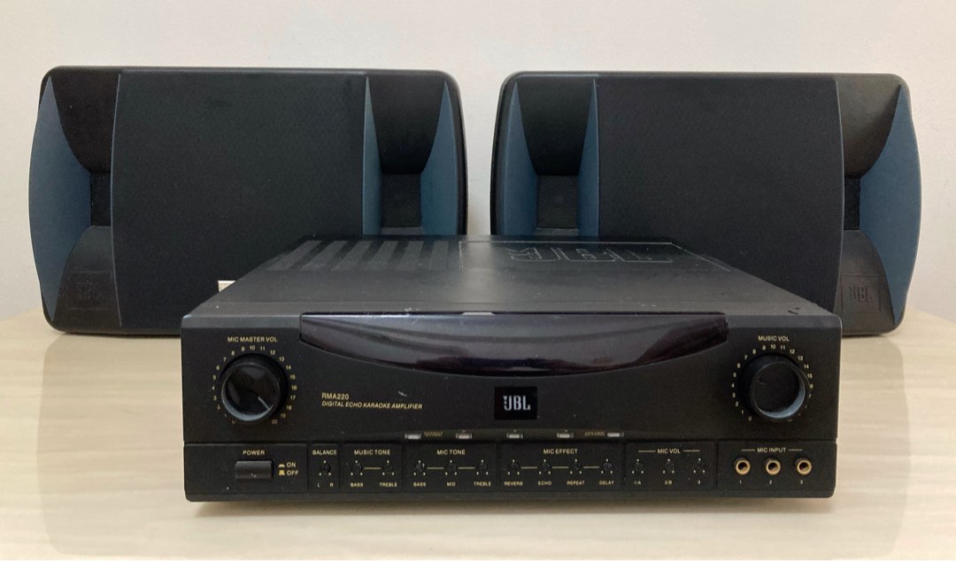 JBL Karaoke system, RMA 220 amplifier + RM101 speakers, Audio