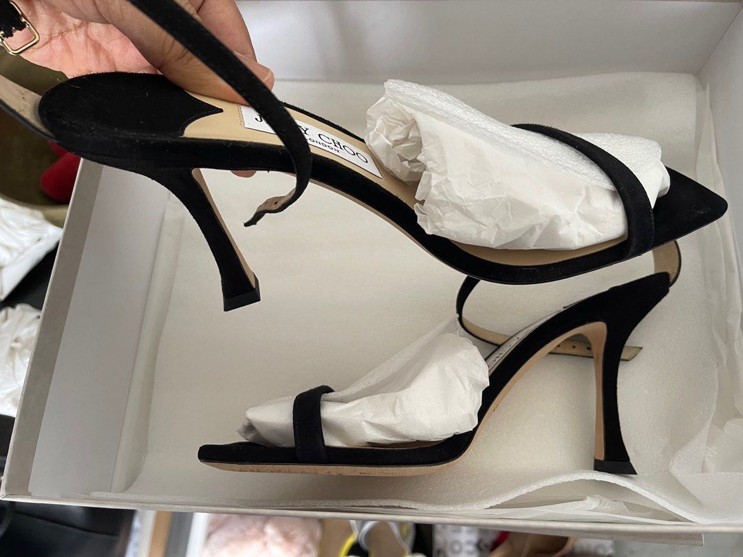 Jimmy Choo Heels in Size 37.5 with original box for sale Women s