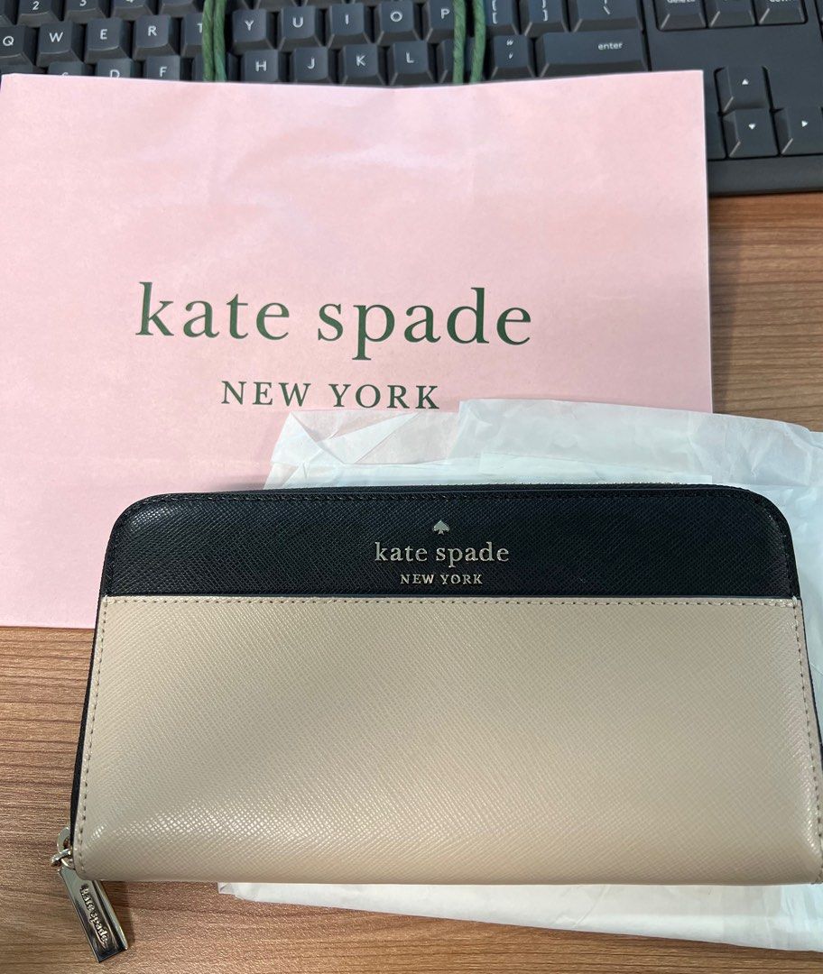 Kate Spade Long Wallet, Women's Fashion, Bags & Wallets, Wallets & Card  Holders on Carousell