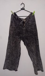 Kulot jeans jumbo snow black